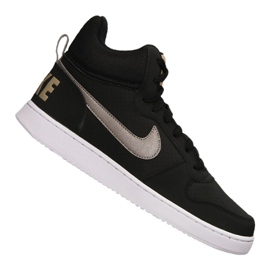 Buty Nike Court Borough Mid M 838938-005 czarne