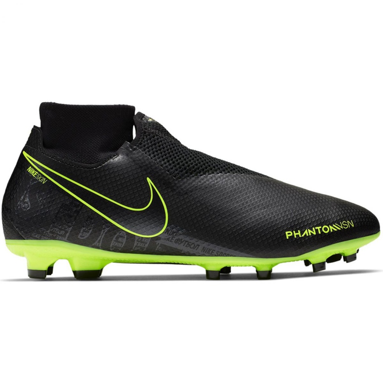 Buty piłkarskie Nike Phantom Vsn Pro Df Fg M AO3266-007 czarne czarne