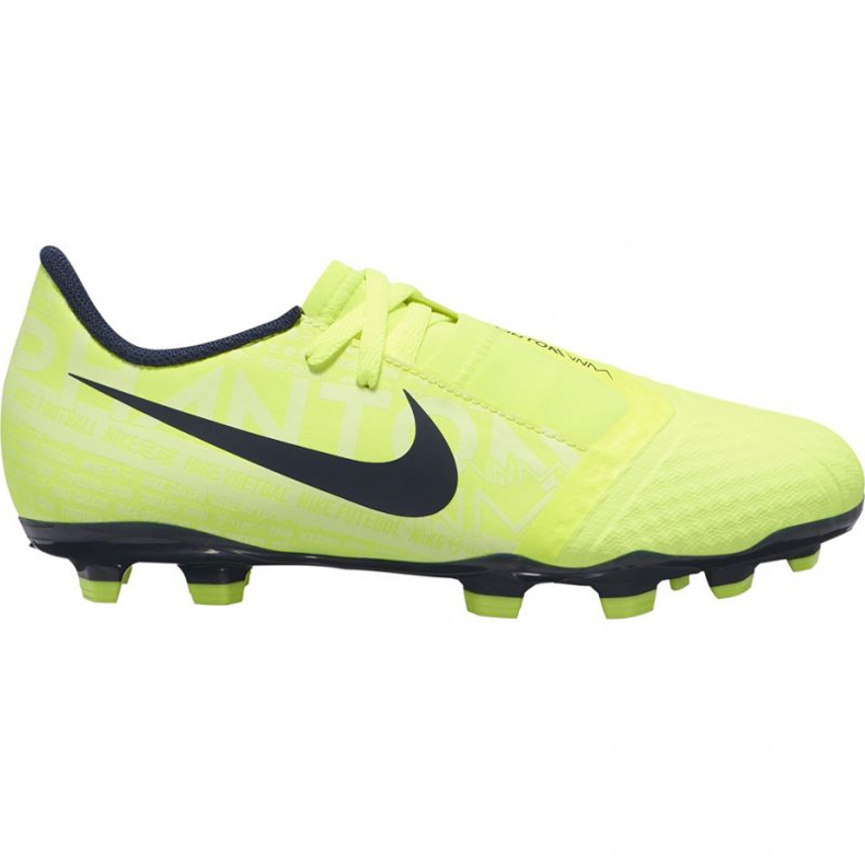 Buty piłkarskie Nike Phantom Venom Academy Fg Jr AO0362-717 żółte żółcie