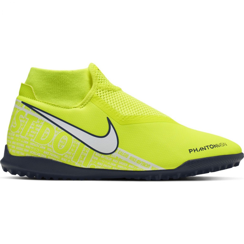 Buty piłkarskie Nike Phantom Vsn Academy Df Tf M AO3269-717 żółte żółte