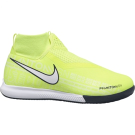 Buty halowe Nike Phantom Vsn Academy Df Ic Jr AO3290-717 żółte żółte