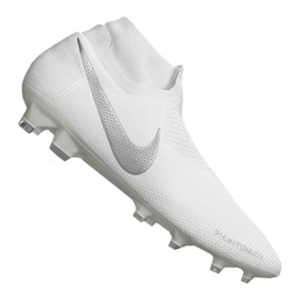 Buty do piłki nożnej Nike Phantom Vsn Elite Df Fg M AO3262-100 białe białe