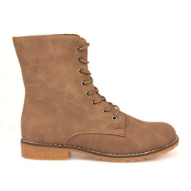 Ocieplane Botki Military Q99 Khaki wielokolorowe zielone