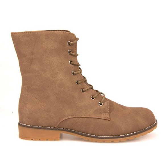 Ocieplane Botki Military Q99 Khaki wielokolorowe zielone