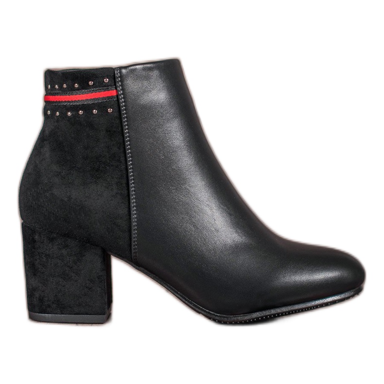 Filippo Botki Na Obcasie czarne