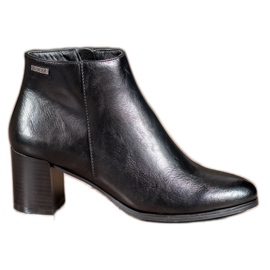 Botki Na Słupku VINCEZA czarne