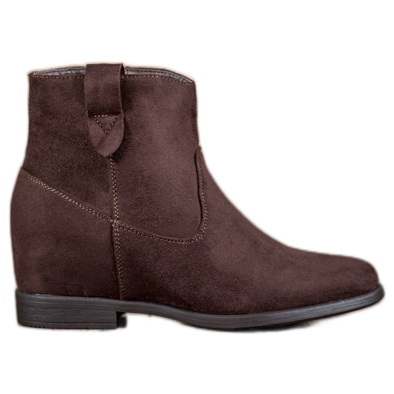 Filippo Botki Z Ukrytą Koturną brązowe