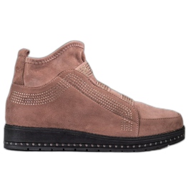 SHELOVET Wsuwane Obuwie Damskie różowe