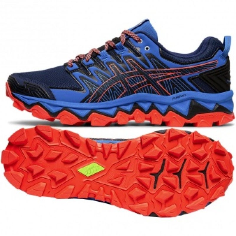 Buty biegowe Asics Gel-FujiTrabuco 7 M 1011A197 400 granatowe niebieskie