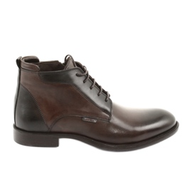 Botki sztyblety  zimowe Badura brązowe