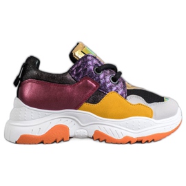 SHELOVET Wielokolorowe Sneakersy