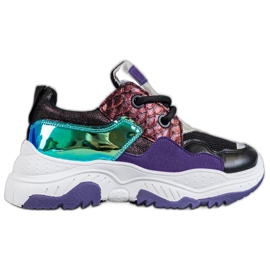 SHELOVET Wielokolorowe Sneakersy