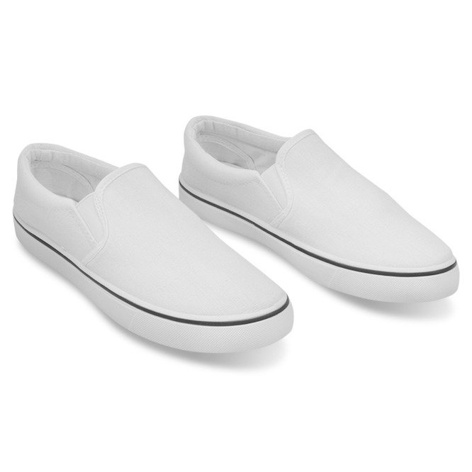 Wsuwane Trampki Tenisówki Slip On C03 Biały białe
