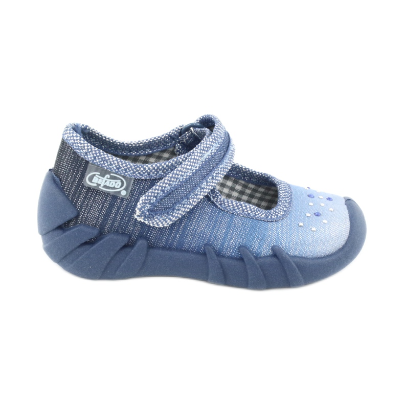 Befado obuwie dziecięce 109P186 niebieskie