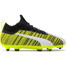 Buty piłkarskie Puma One 5.3 Fg Ag Jr 105657 03 żółte żółte