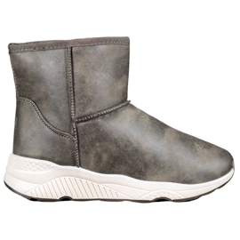 SHELOVET Wygodne Śniegowce wielokolorowe zielone