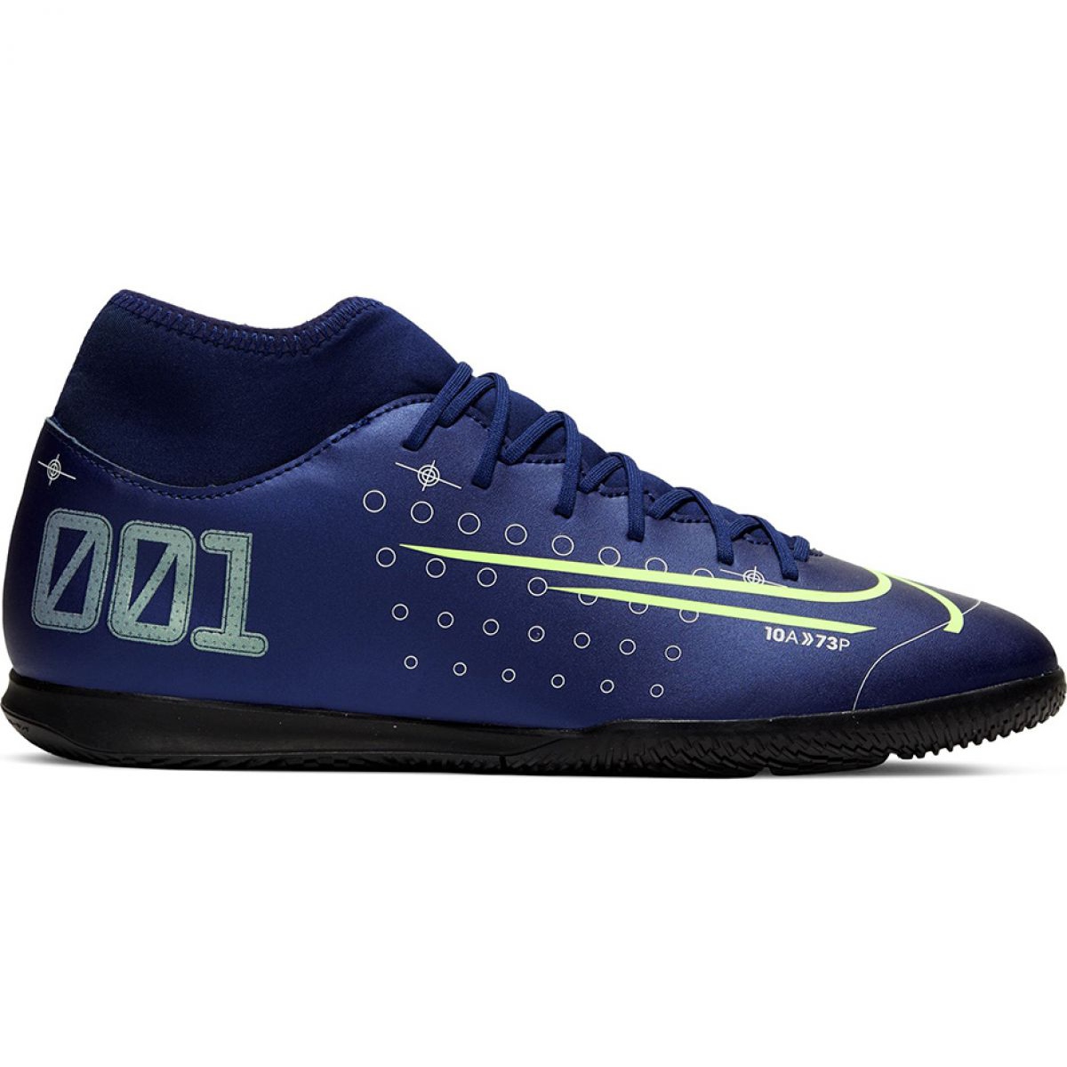 Buty halowe Nike Mercurial Superfly 7 Club Mds Ic M BQ5462-401 niebieskie granatowe