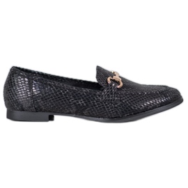 Mokasyny Snake Print VICES czarne