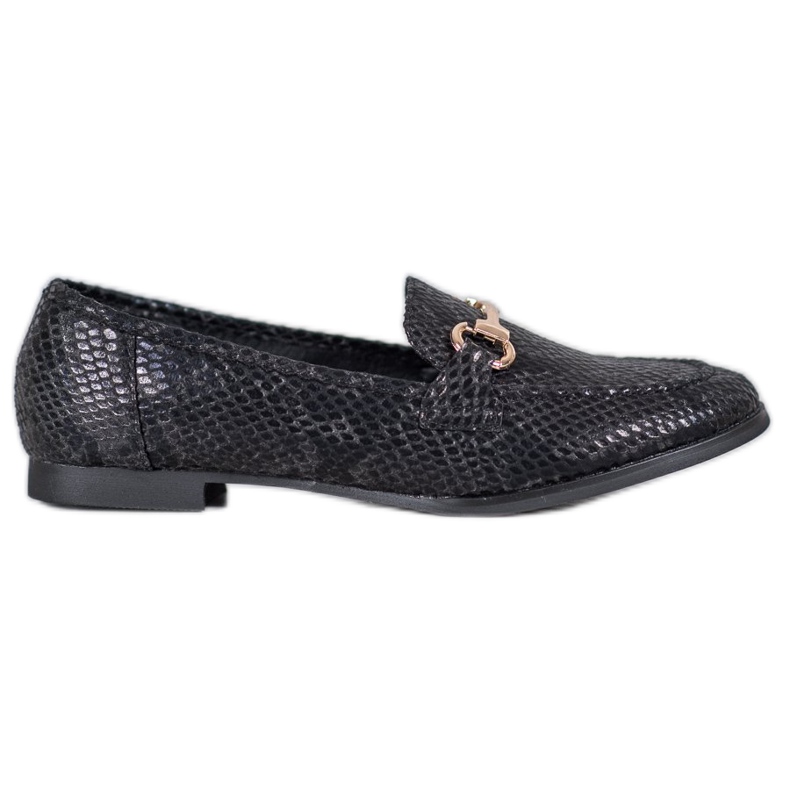 Mokasyny Snake Print VICES czarne