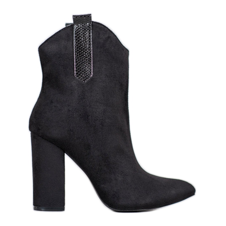 Zamszowe Kowbojki VICES czarne