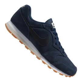 Buty Nike Md Runner 2 Suede M AQ9211-401 granatowe