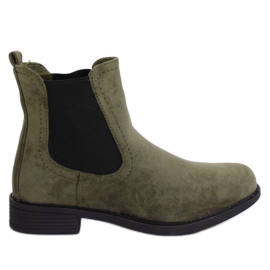 Botki sztyblety zielone B-6856 Green