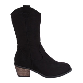 Botki kowbojki czarne CM-9M1-1 Black