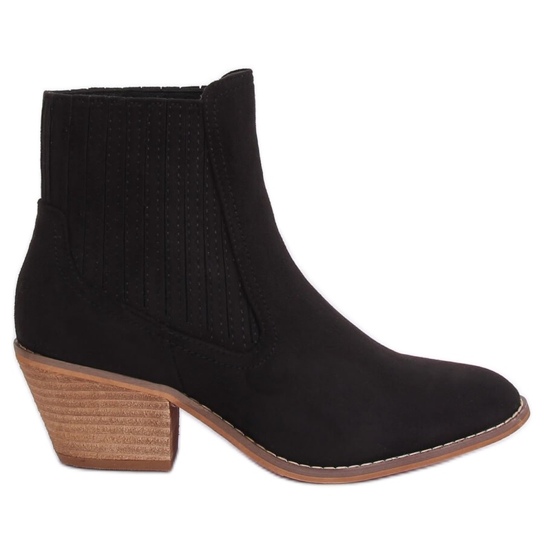 Botki kowbojki czarne MW-8M8-1 Black