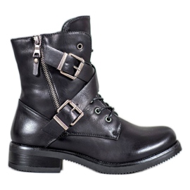 SHELOVET Czarne Workery