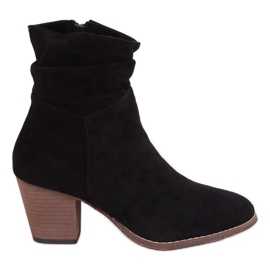 Botki kowbojki czarne E2250 Black