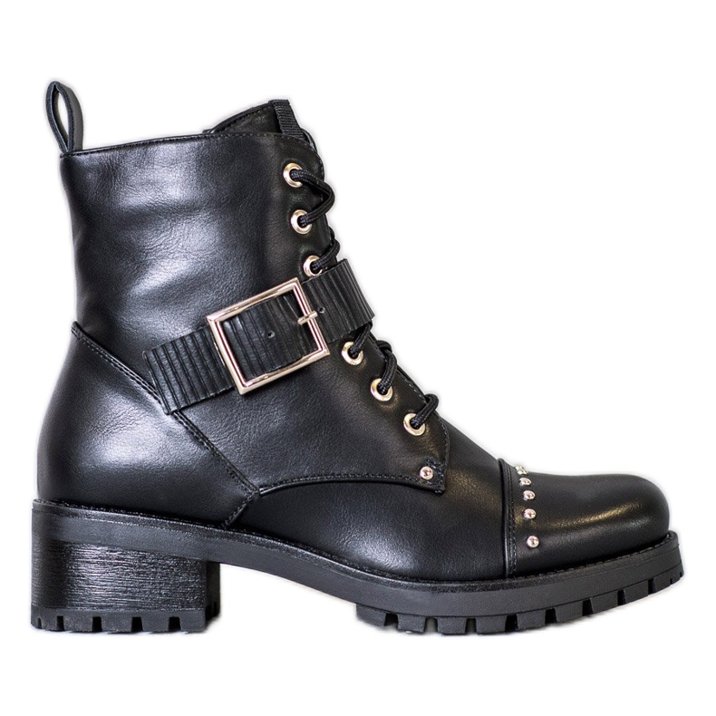 Seastar Workery Z Ozdobną Klamrą czarne