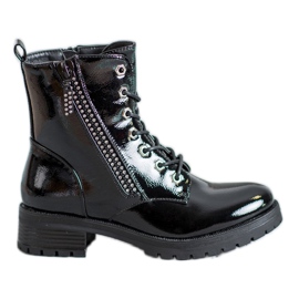 Seastar Lakierowane Workery czarne