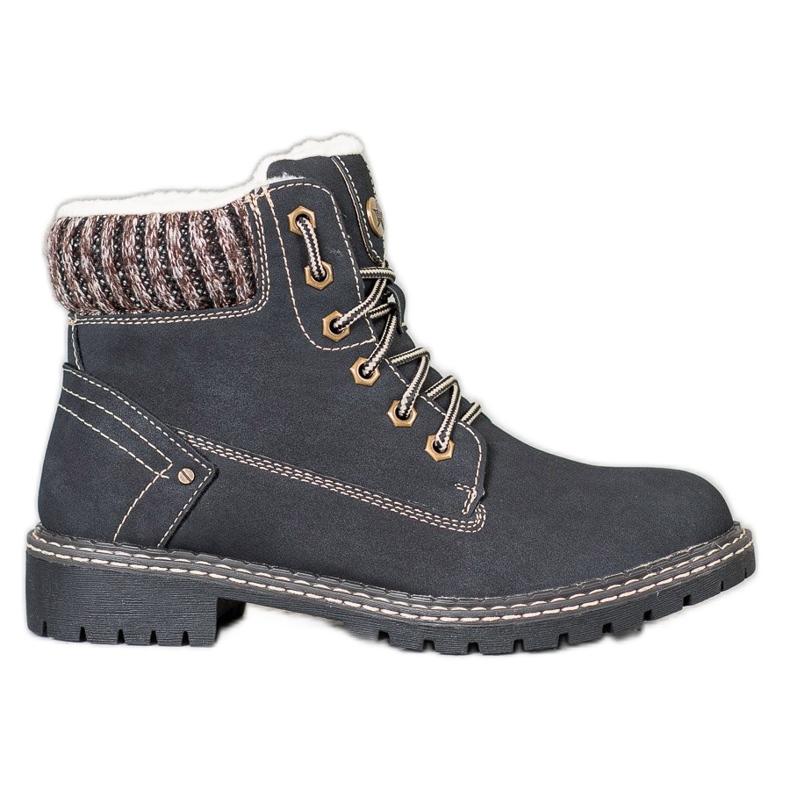 Goodin Ciepłe Traperki szare