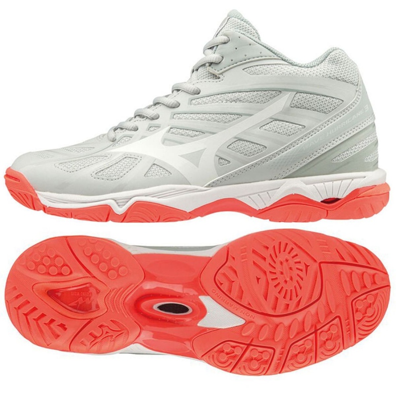 Buty Mizuno Wave Hurricane 3 Mid W V1GC174560 białe białe