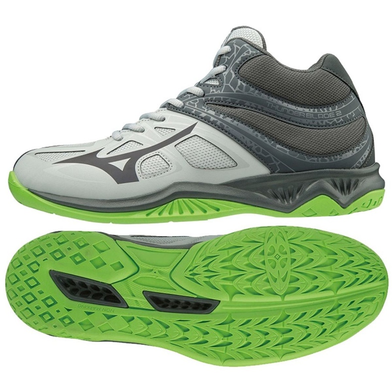Buty Mizuno Thunder Blade 2 Mid M V1GA197537 szare szare