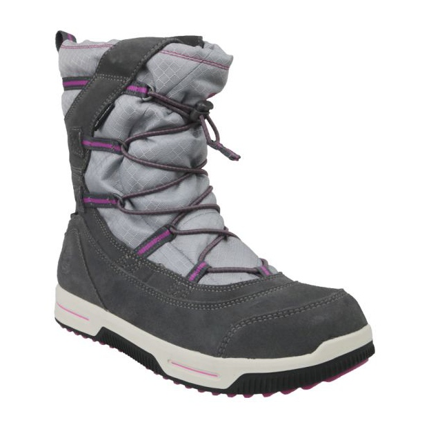 Buty zimowe Timberland Snow Stomper Pull On Wp Jr A1UJ7 szare