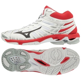 Buty Mizuno Wave Voltage Mid M V1GA196508 białe białe