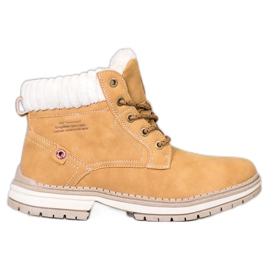 Arrigo Bello Modne Traperki żółte