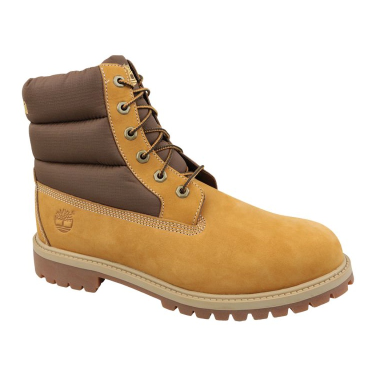 Buty zimowe Timberland 6 In Quilit Boot Jr C1790R brązowe