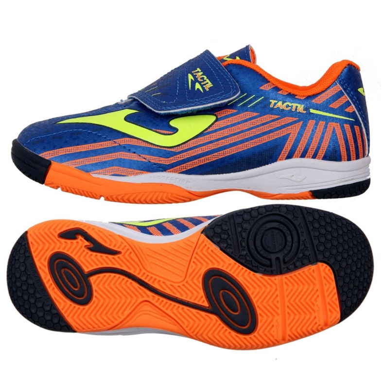 Buty halowe Joma Tactil 904 In Jr TACW.904.IN niebieskie niebieskie