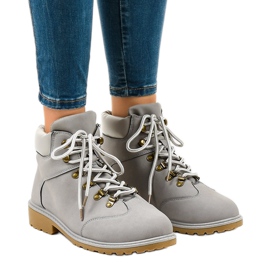 Szare traperki bez ocieplenia XDS1702