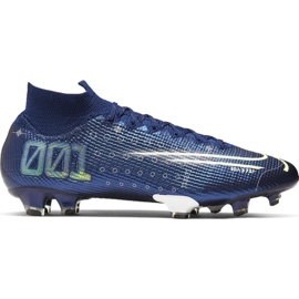 Buty piłkarskie Nike Mercurial Superfly 7 Elite Mds Fg M BQ5469 401 niebieskie niebieskie