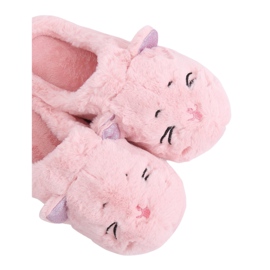 Kapcie damskie różowe MA16 Pink