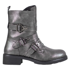 Forever Folie Srebrne Workery szare