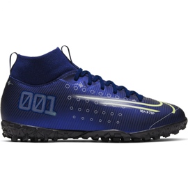 Buty piłkarskie Nike Mercurial Superfly 7 Academy Mds Tf Jr BQ5407 401 granatowe granatowe