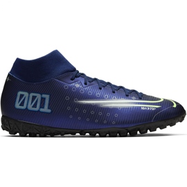 Buty piłkarskie Nike Mercurial Superfly 7 Academy Mds Tf M BQ5435 401 niebieskie granatowe