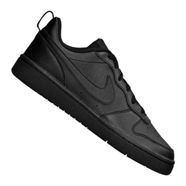 Buty Nike Jr Court Borough Low 2 (GS) Jr BQ5448-001 czarne