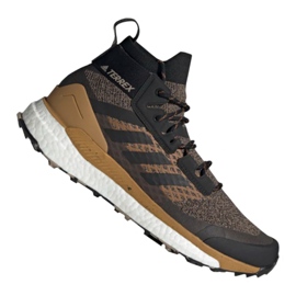Buty adidas Terrex Free Hiker M EF1307 brązowe czarne wielokolorowe
