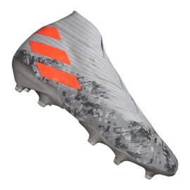 Buty piłkarskie adidas Nemeziz 19+ Fg M EF8280 szare szare