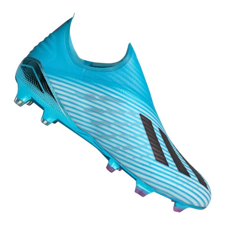 Buty piłkarskie adidas X 19+ Fg F35323 niebieskie niebieskie